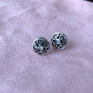 Brighton stud earrings silver